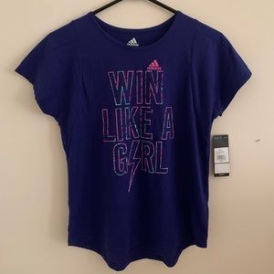 Adidas Win Like A Girl Shirt